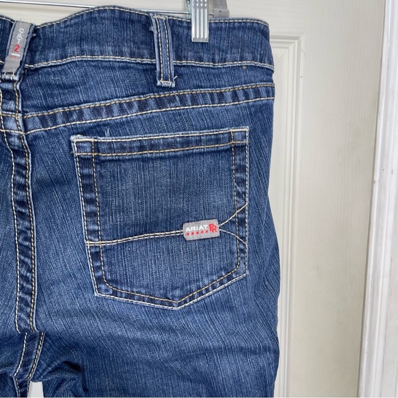 Ariat Women’s FR Mid Rise Boot Cut Jeans Sz 33L - Picture 6 of 12